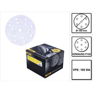 Mirka - Basecut - Schuurschijven - 150 mm - Korrel P150 - 100 Stk