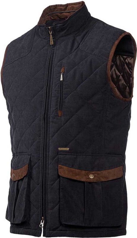 Elegante gewatteerde mouwloze wollenjas Baleno Thames