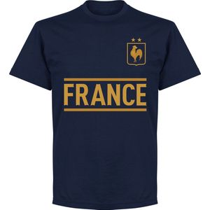 Frankrijk Team T-Shirt - Navy - XL