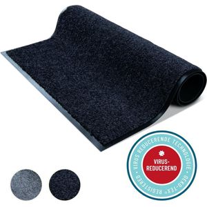 Virusreducerende Deurmat Studio M - HYGIENE PRO - Droogloopmat binnen - 120X180 cm - Zwart - Verschillende Afmetingen