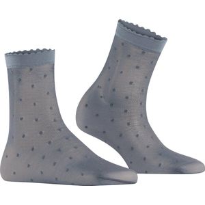 FALKE Dot 15 DEN dames sokjes - grijs (pearl grey) - Maat: 35-38