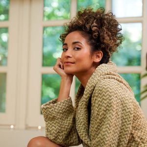 Kayori - Kakeyu - Badjas - Groen - Unisex - Biologisch Katoen