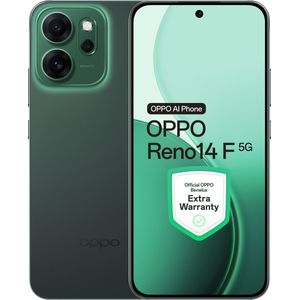 OPPO Reno14 F 5G 8+256GB Luminous Green - Extra Garantie