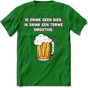 Tarwe Smoothie T-Shirt | Bier Kleding | Feest | Drank | Grappig Verjaardag Cadeau | - Donker Groen - XXL
