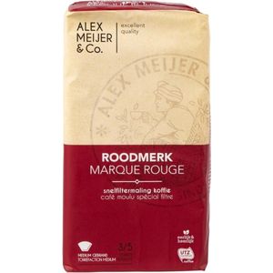 Alex Meijer Roodmerk snelfiltermaling koffie 6x250 gram