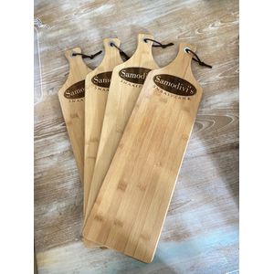 Cadeau TIP| Borrelplank graveren | Mooi&Magisch | Serveerplank met eigen naam | Gezellige 'Snaaiplank' 60x17cm