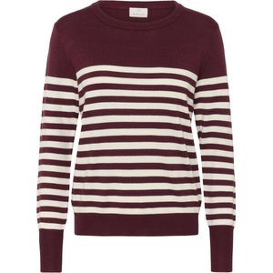Kaffe KAlizza Striped Knit Pullover Dames Trui - Maat L