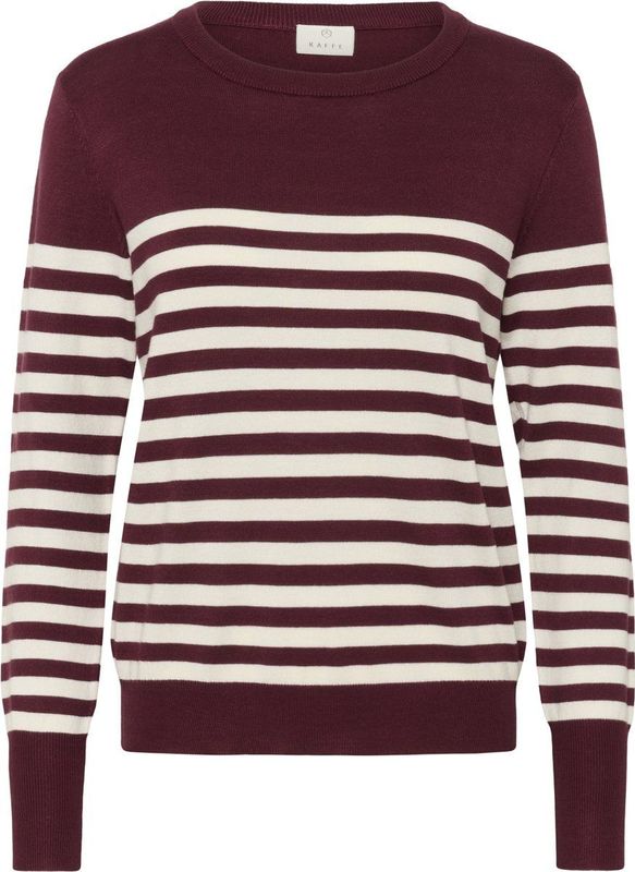 Kaffe KAlizza Striped Knit Pullover Dames Trui - Maat L