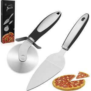 Pizzasnijder pizzaroller pizzaschep pizza snijmes handig pizza cutter pizza snijder