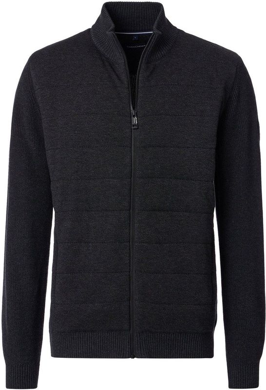 Casa Moda - 454520700 - Vest - Donkergrijs - Dik Gemeleerd