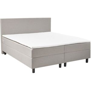 Nessa® - 120x210 Boxspring Rolene Bruin - Complete Boxspring - Inclusief Topper
