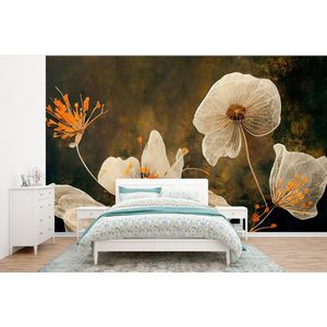 Bloemen - Planten - Natuur - Kleuren - Illustratie - Behangpapier