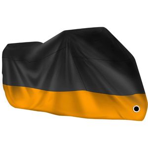 VELTRR® Motorhoes Waterdicht Buiten - Scooterhoes - Universeel - Zwart met Oranje