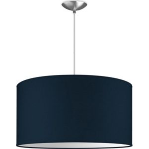 Home Sweet Home hanglamp Bling - verlichtingspendel Basic inclusief lampenkap - lampenkap 50/50/25cm - pendel lengte 100 cm - geschikt voor E27 LED lamp - donkerblauw