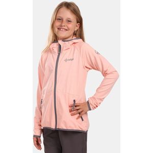 Girls kilpi memphis-jg light hoodie pink 134