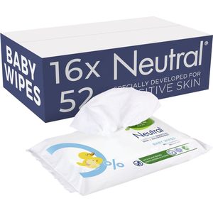 Neutral Baby Billendoekjes Parfumvrij - 832 doekjes - Voordeelverpakking