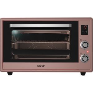 Wiggo WMO-E657(P) - Vrijstaande Mini Oven - Elektrisch - 60 CM - 65 liter - 2000 W - 5 Jaar Garantie - Roze