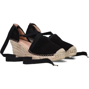 Fred De La Bretoniere 153010287 Espadrilles - Zomer Schoenen - Dames - Zwart - Maat 38