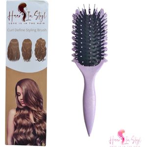 Haar in Stijl® | Lila Curl Define Styling Brush met EdgeLift