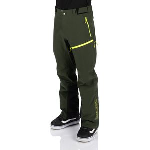 Rock Experience - ROCKMANTIC - Men Snowpant - XL - Kombu Green + Safety yellow
