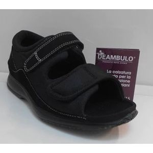 PODARTIS Unisex diabetesschoenen Deambulo open - Zwart - Maat 38 (SA501)