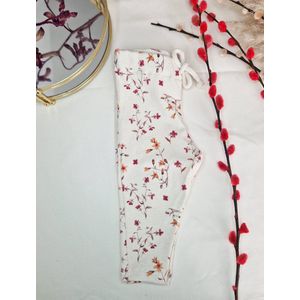 Softy Floral baby leggings - ongebleekt katoenen | Leggings & Broekjes | PETITE EvelinaApparel