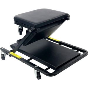 Opvouwbare visitewagen met zitting en kruk - Ruimtebesparend - 1 stuk - 40 cm