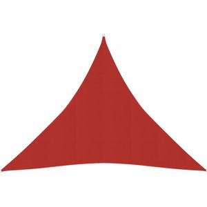 vidaXL-Zonnezeil-160-g/m²-4,5x4,5x4,5-m-HDPE-rood