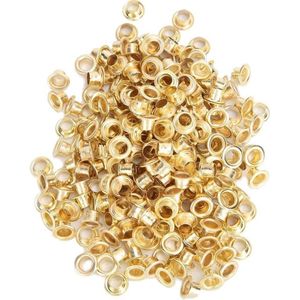 Content in HTML - 4mm Gat Goud Metalen Oogjes voor Scrapbooking en Decoratie .