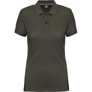 WK. Designed To Work Damespolo korte mouwen WK275 - Dark Khaki - 3XL