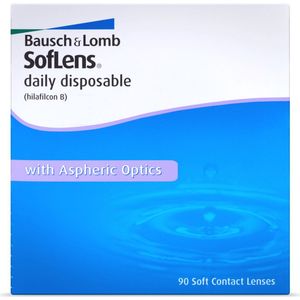 +2.50 - SofLens® Daily Disposable - 90 pack - Daglenzen - BC 8.60 - Contactlenzen