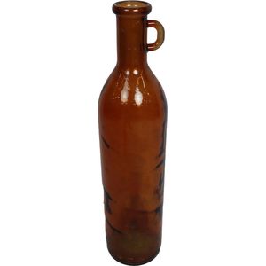 DKNC - Vaas Cairo - Gerecycled glas 18x18x75 cm - Bruin