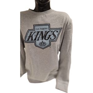 LOS ANGELES KINGS -MAJESTIC-CREWNECK-GREY- XL