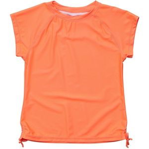 Snapper Rock - UV Rash top voor meisjes - Korte mouw - Oranje - maat 4 (97-104cm)