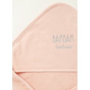 Hooded towel Pink