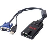 APC KVM-USB toetsenbord-video-muis (kvm) kabel Zwart