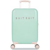 SUITSUIT Fabulous Fifties - Handbagage koffer met 4 wielen - 55 cm - 33L - Mint Pastel