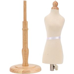 Female Dress Shape, Professional Tailor Shape, Beech Wood Clothing Shape, Sewing Dress Mold With Wooden Base For Clothing Display