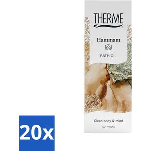 Therme - Hammam - Badolie - Hydraterend - Verzorgend - 100ml - Bulkverpakking - 20 stuks