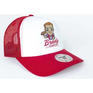 Tokyo Time - Tom Brady NFLPA Emoji Trucker pet - Wit/Rood