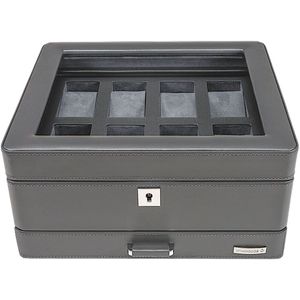 WINDROSE - Tempora Watch Box - Sieradendoos - Grijs - Leder