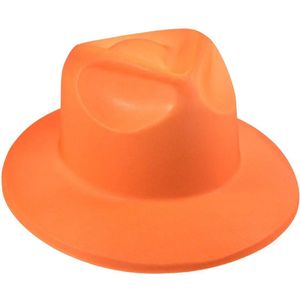 Fedora Al Capone Gloss Oranje - Caps  - oranje - ONE