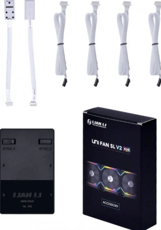 Lian-Li UNI HUB SL-INF - Regelaar - Wit - L-Connect 3