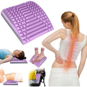 nek- en rugstrekker, rugstrekker en nekstrekker voor nek, stretch & relax, veelzijdige rug- en nekstrekker voor het verlichten van nekpijn en rugpijn, rugmassage