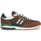 Pepe Jeans - Kingston College - Sneakers - Rundleersuède - Comfortabele Tweekleurige EVA-middenzool