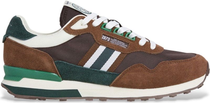 Pepe Jeans - Kingston College - Sneakers - Rundleersuède - Comfortabele Tweekleurige EVA-middenzool