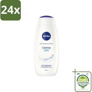 NIVEA - Douchecrème - Zacht - Huidbeschermend - Amandelolie - 500 ml - Voordeelverpakking - 24 stuks - Douchecrème - NIVEA