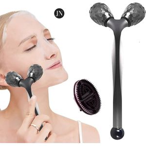 JN Gezichtsmassage - Massageroller - 3D Magnetische Stalen Ballen Roller- Gezichtsmassage - Huidverzorging - Facelift - Lichaam Afslanken -Massage Versterkende hulpmiddelen voor V-vormige facelifting