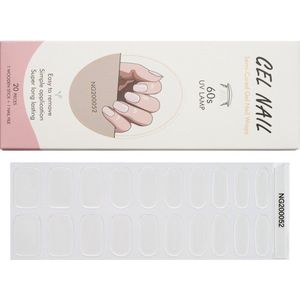 Gel Nail Wraps – Gel Nagel Wraps – Gel Nail Stickers – Gel Nagel Folie - UV lamp – Transparant