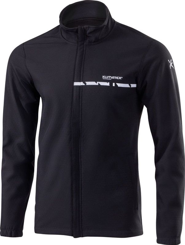 Klimatex - Teron - Hardloopjas - Zwart - Windbestendig Softshell